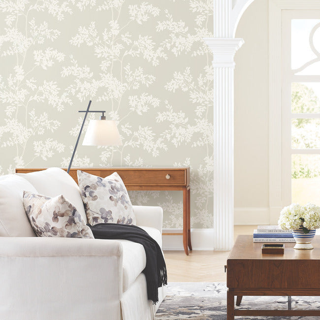 Lunaria Silhouette Wallpaper by York Wallcoverings