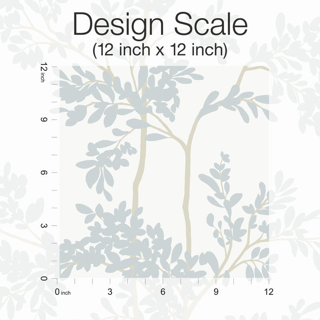 Lunaria Silhouette Wallpaper by York Wallcoverings