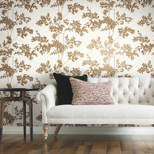 Lunaria Silhouette Wallpaper by York Wallcoverings