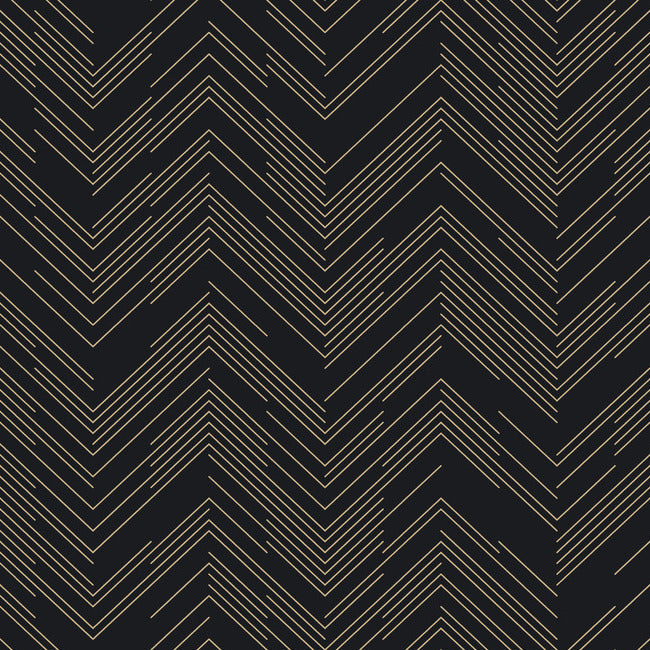 Polished Chevron Wallpaper by Antonina Vella