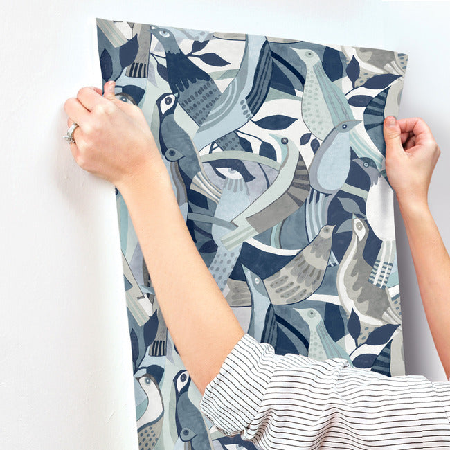 Fauvist Flock Wallpaper by York Wallcoverings