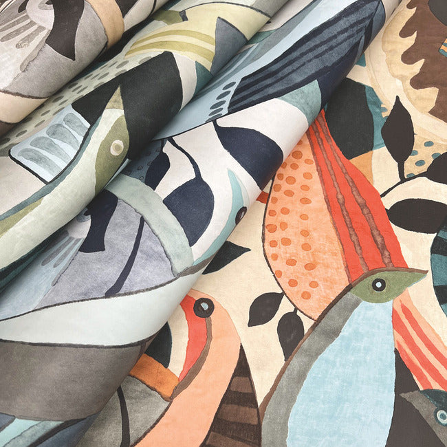 Fauvist Flock Wallpaper by York Wallcoverings
