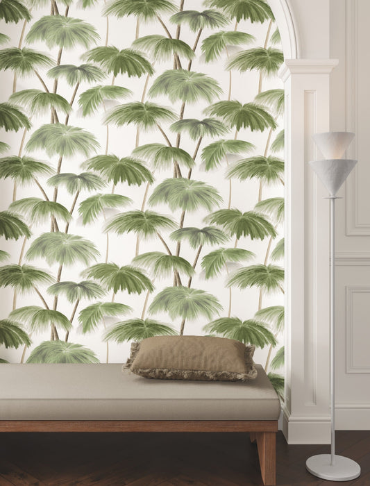 Plein Air Palms Wallpaper by York Wallcoverings