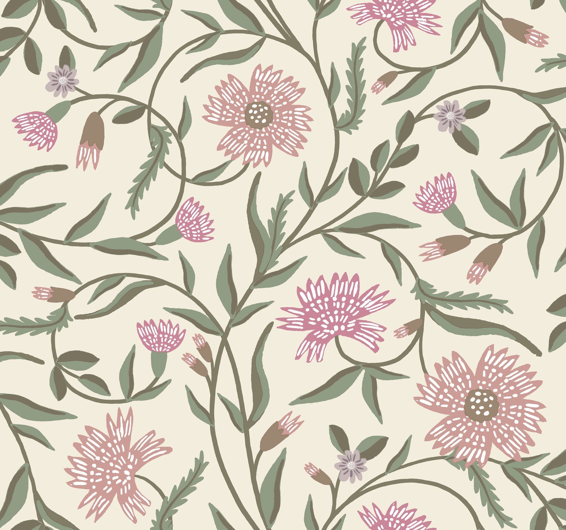 Aster Wallpaper by Rifle Paper Co.