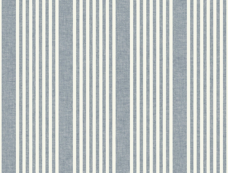 French Linen Stripe Wallpaper by York Wallcoverings