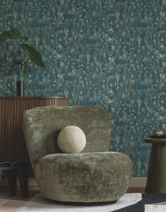 Gilded Plume Wallpper by York Wallcoverings