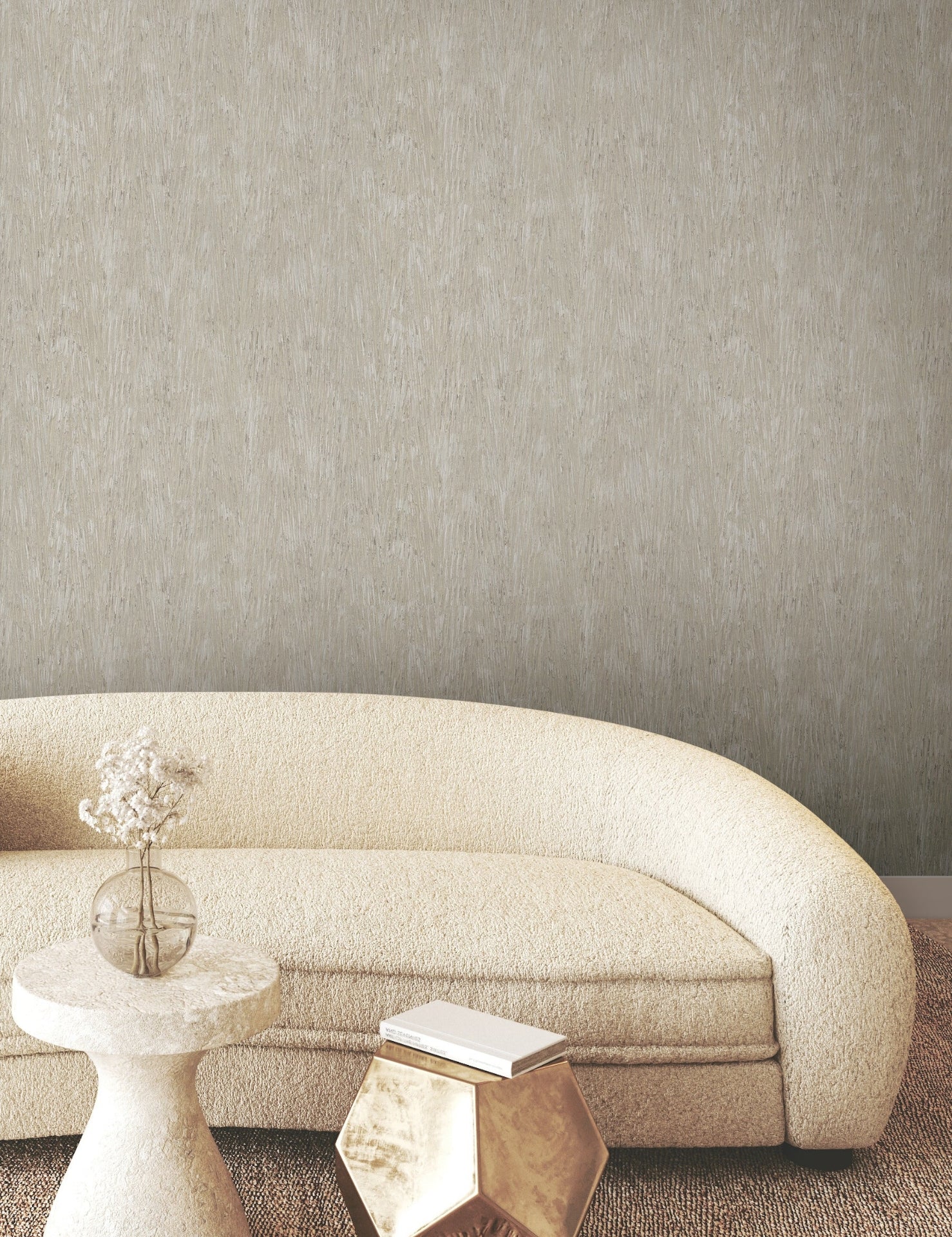 Gilded Plume Wallpper by York Wallcoverings