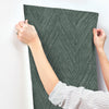 Thatched Chevron Wallpaper by York Wallcoverings