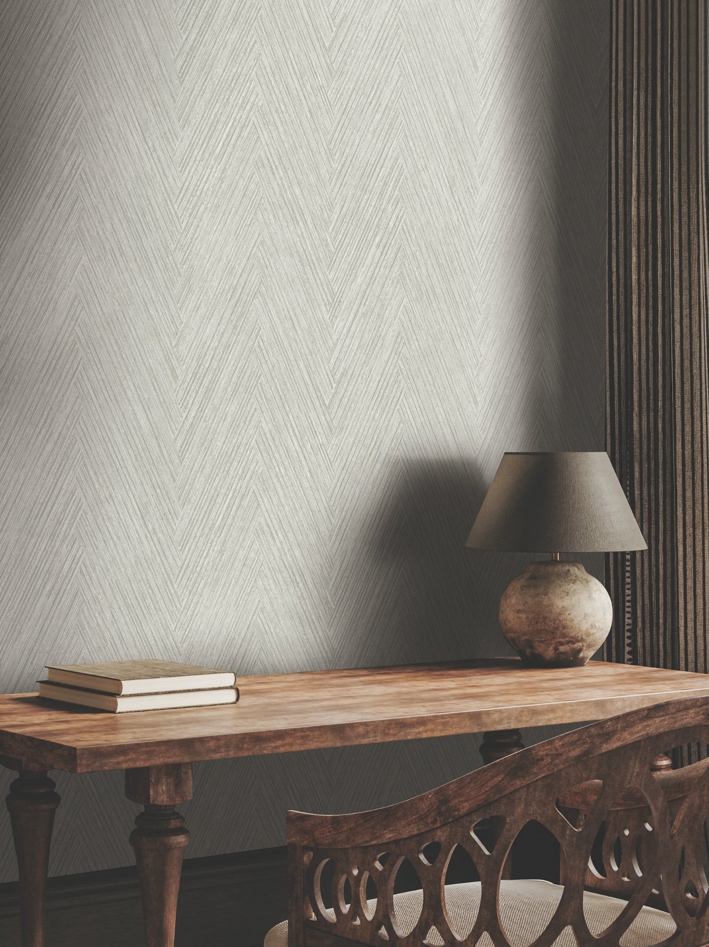 Thatched Chevron Wallpaper by York Wallcoverings