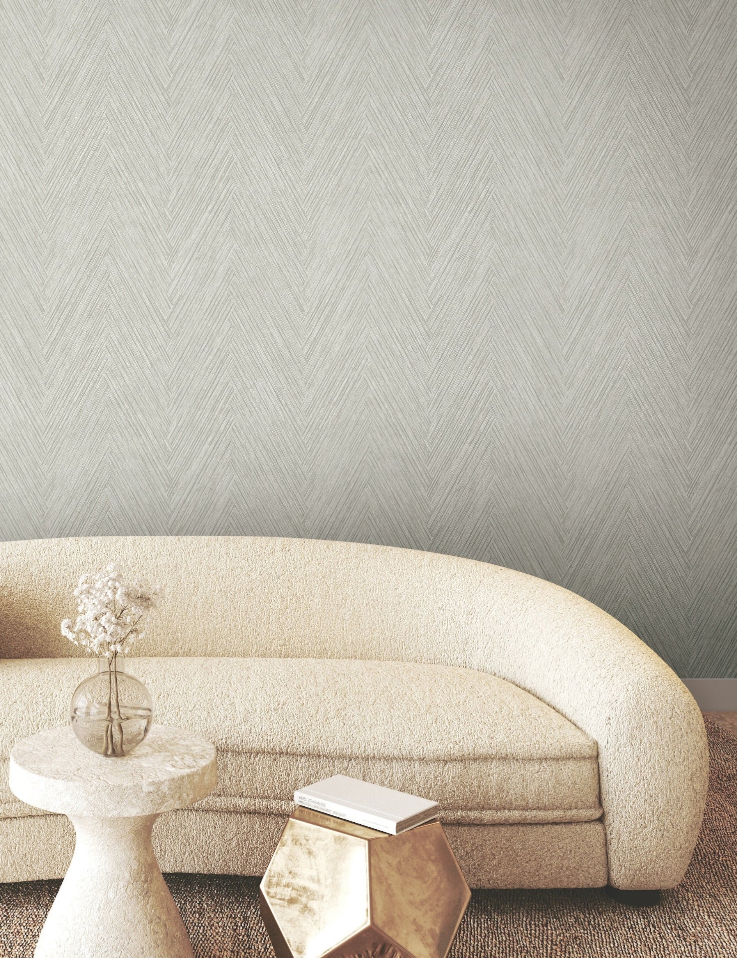 Thatched Chevron Wallpaper by York Wallcoverings