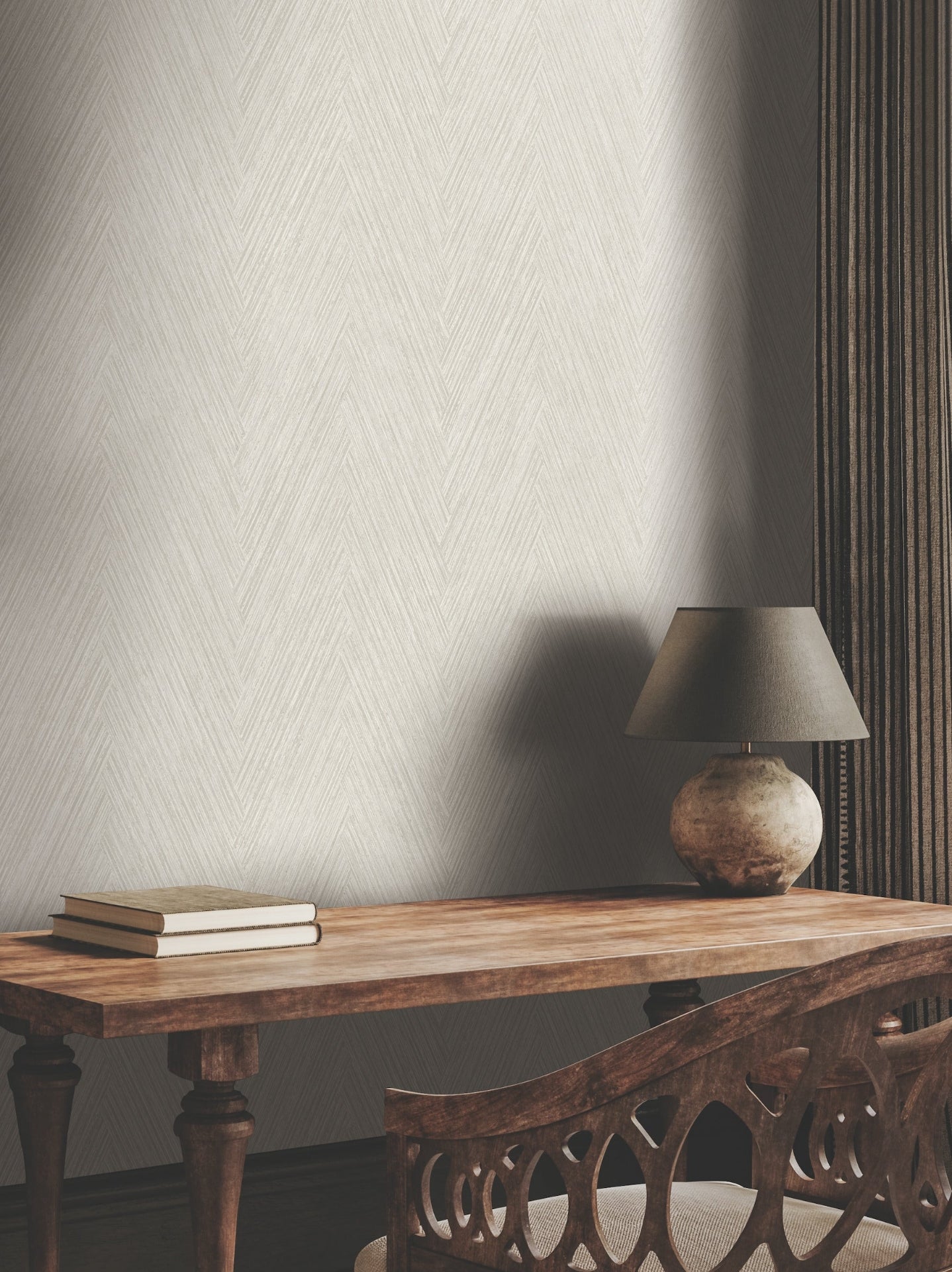 Thatched Chevron Wallpaper by York Wallcoverings