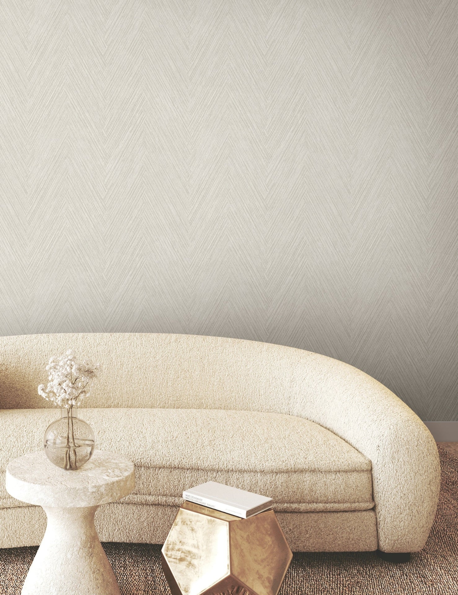 Thatched Chevron Wallpaper by York Wallcoverings