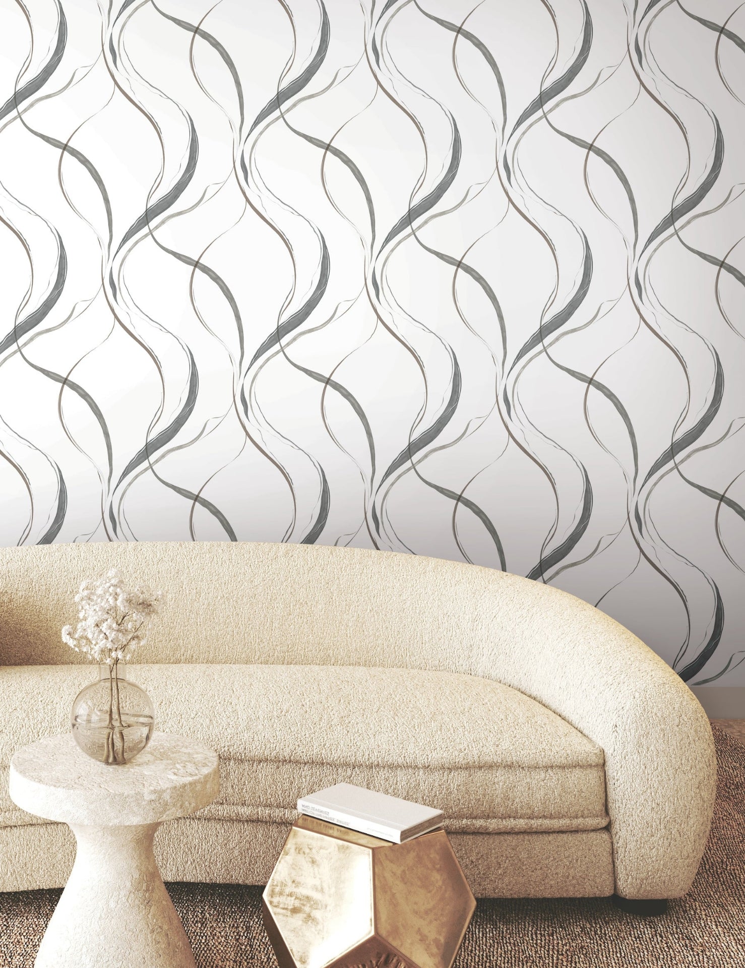 Ink Flow Wallpaper by York Wallcoverings
