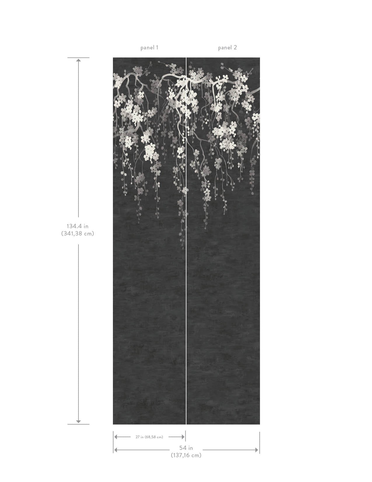 Sakura Blooms Wall Mural by Ronald Redding