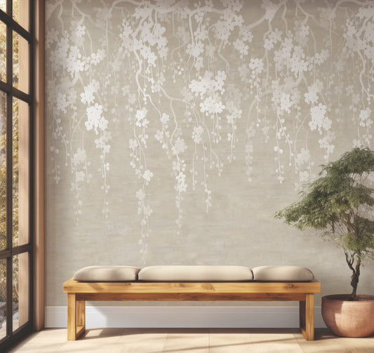 Sakura Blooms Wall Mural by Ronald Redding