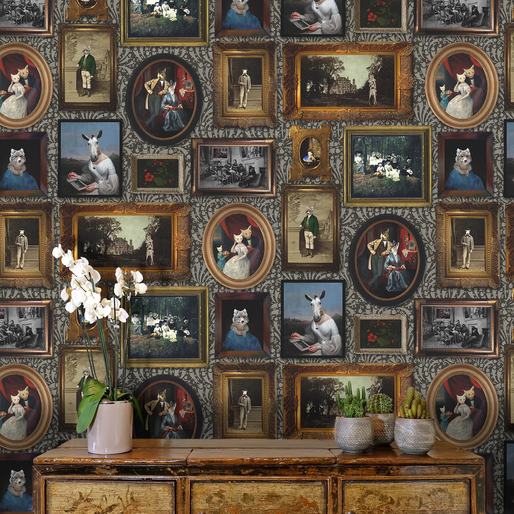 At the Art Gallery Wallpaper by Graduate Collection