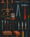 Old Tools Wallpaper by Mind the Gap