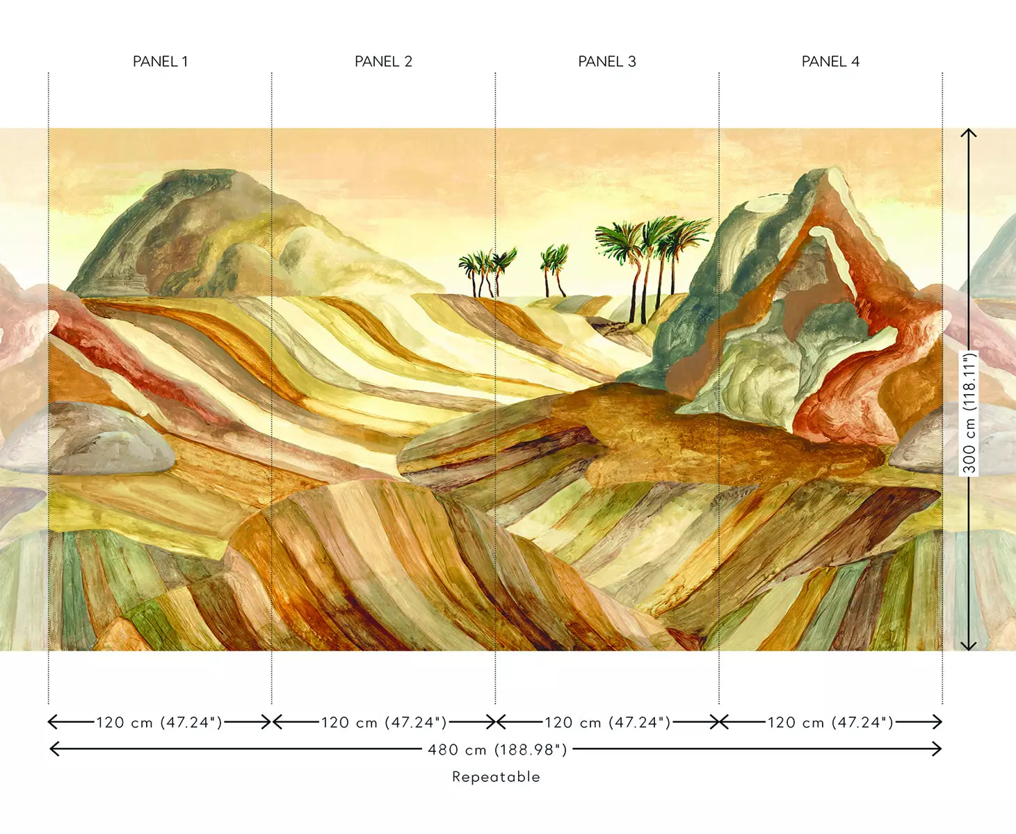 Zerzura Wallpanel by Arte