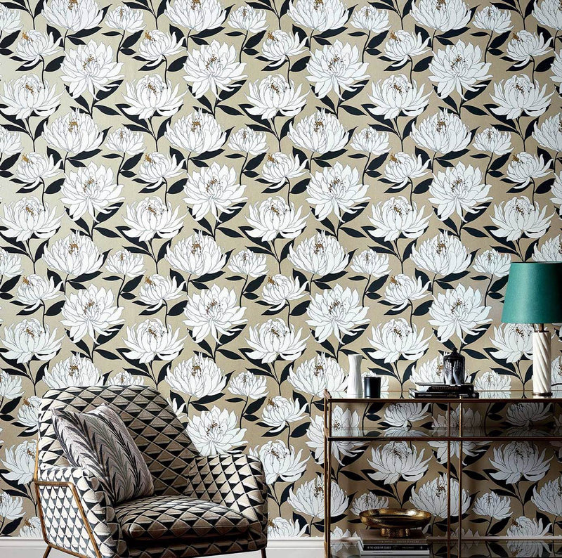 Sebal Flower Wallpaper by Harlequin
