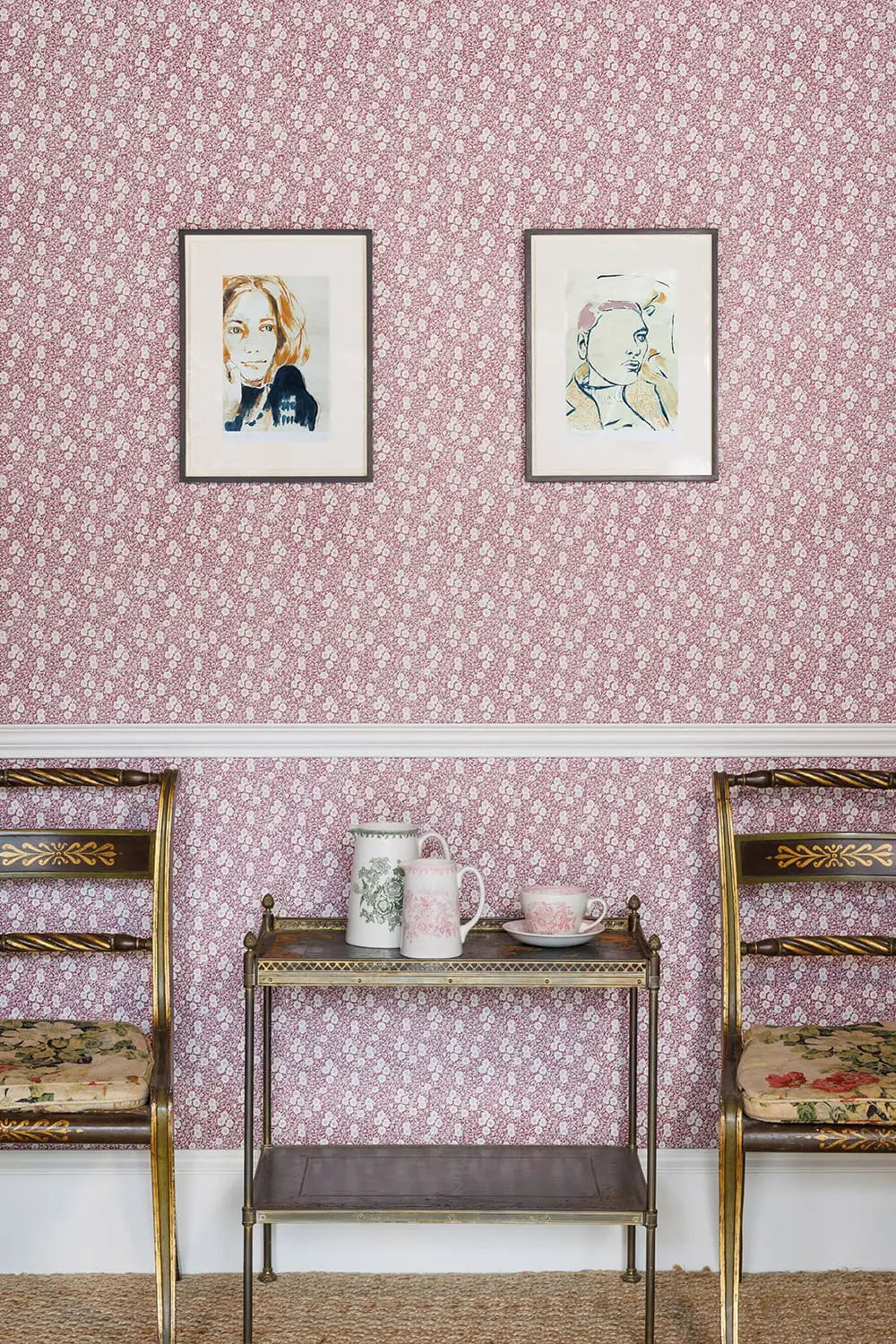 Calico Wallpaper collaboration with Burleigh