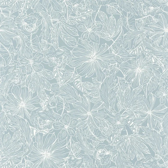 Tropical Sun Floral Wallpaper