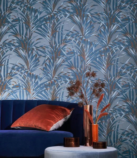Louise Fougeres Palm Wallpaper by Casadeco