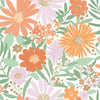 Marguerite Floral Wallpaper by Caselio