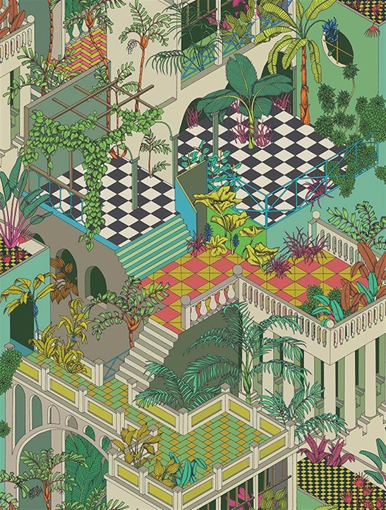 Miami Wallpaper by Cole & Son