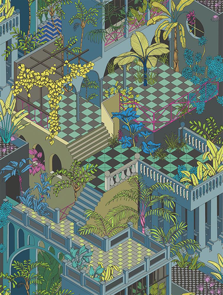 Miami Wallpaper by Cole & Son