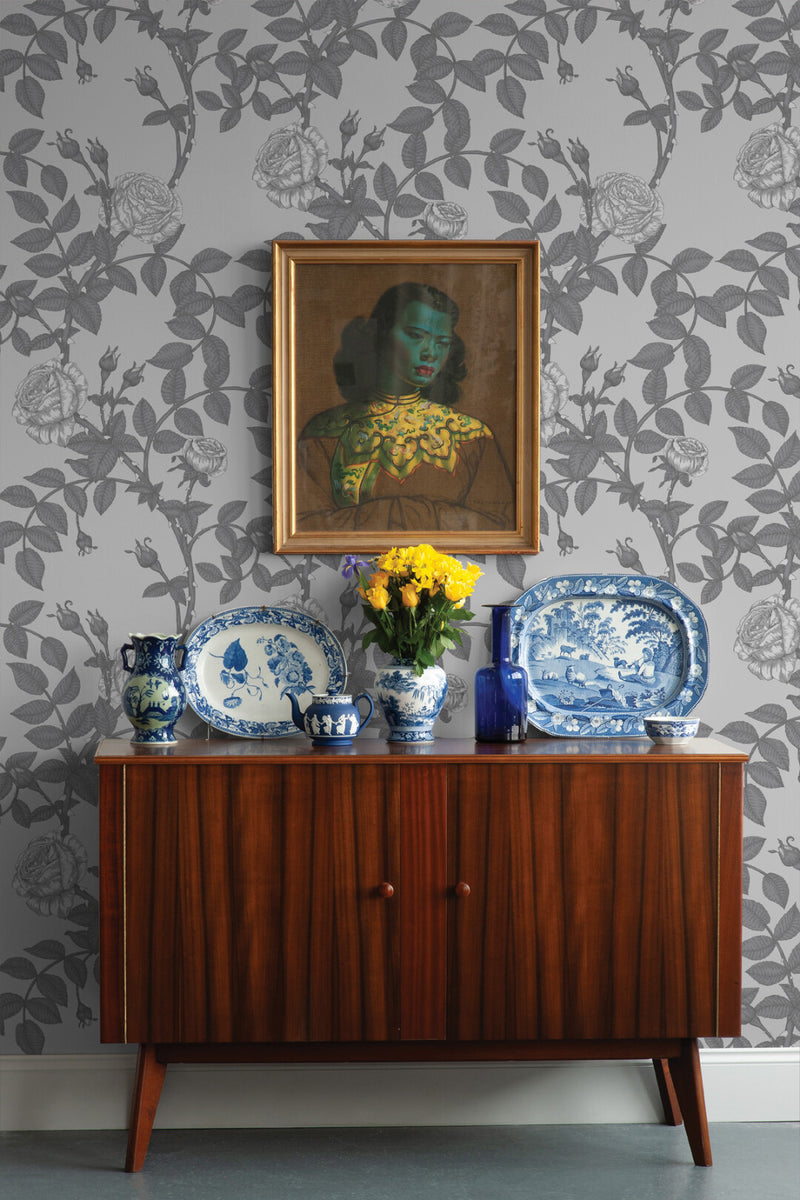 McGegan Rose Wallpaper by Timorous Beasties