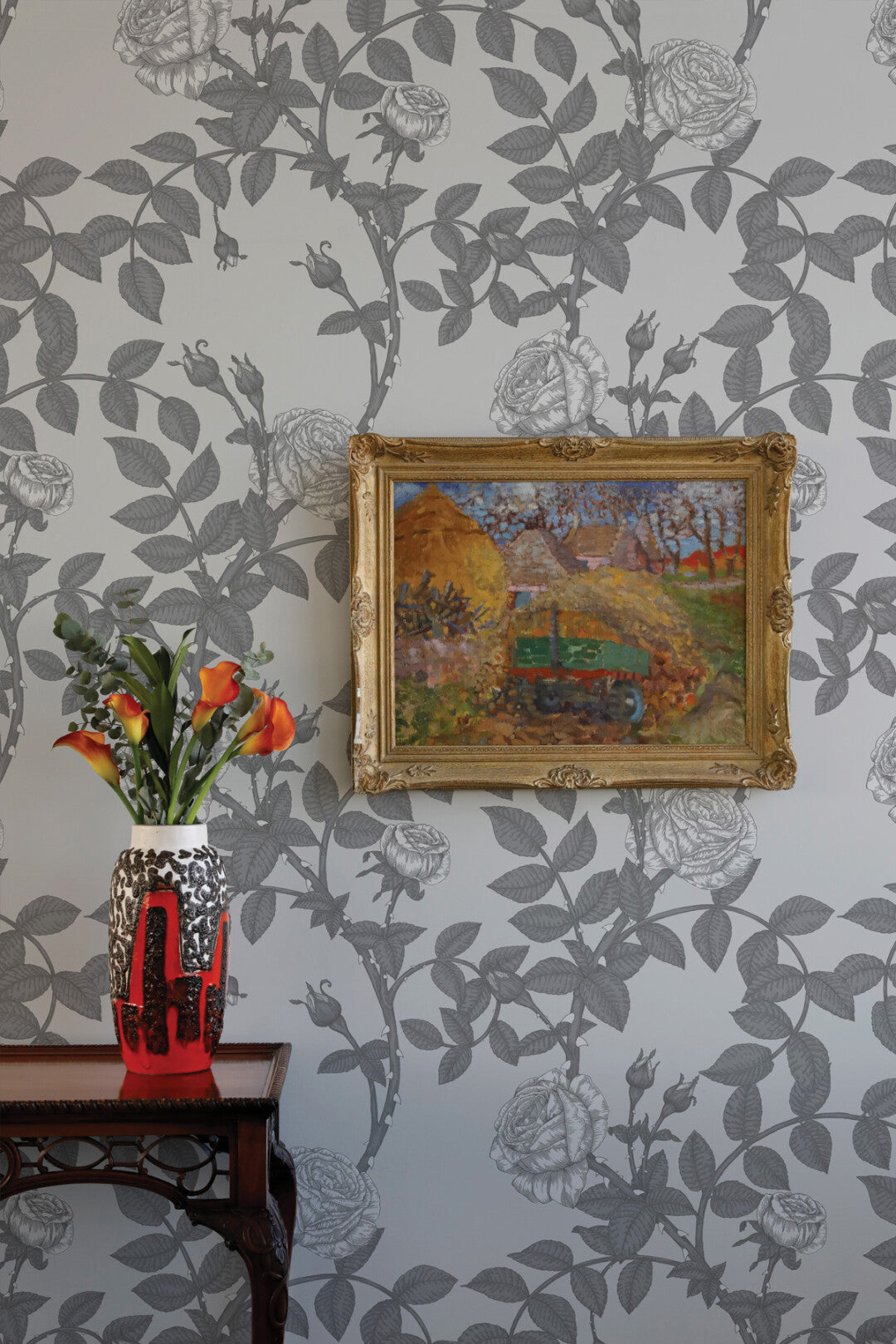 McGegan Rose Wallpaper by Timorous Beasties