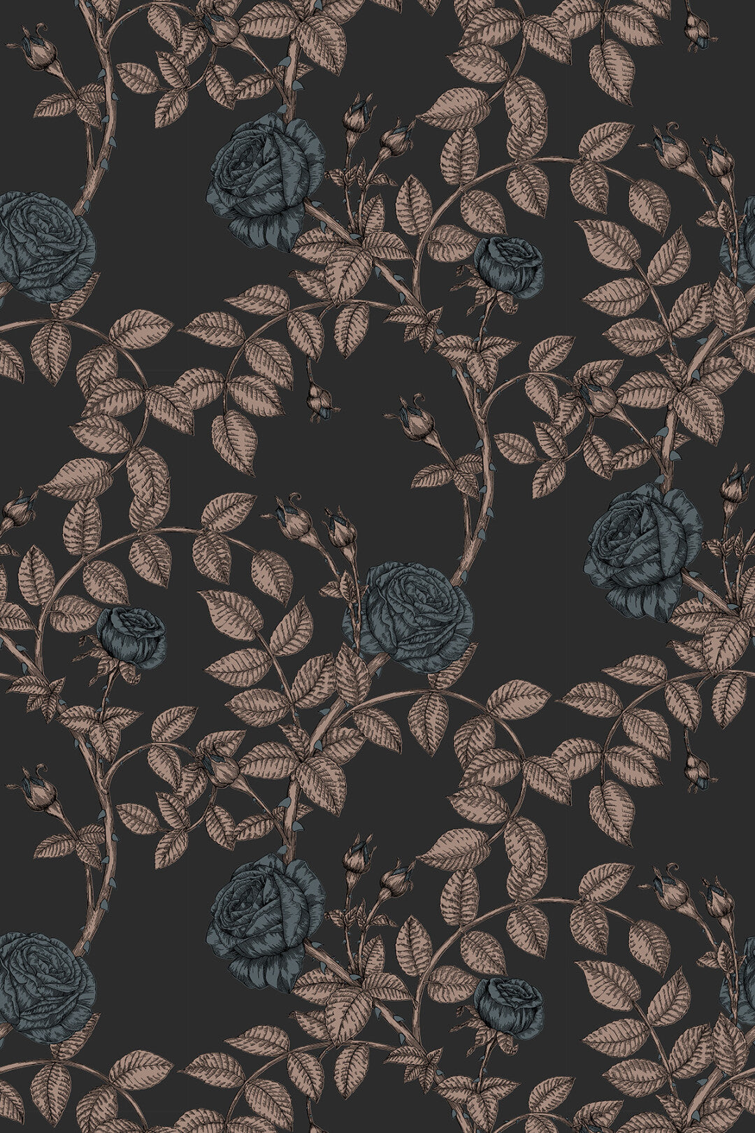 McGegan Rose Wallpaper by Timorous Beasties