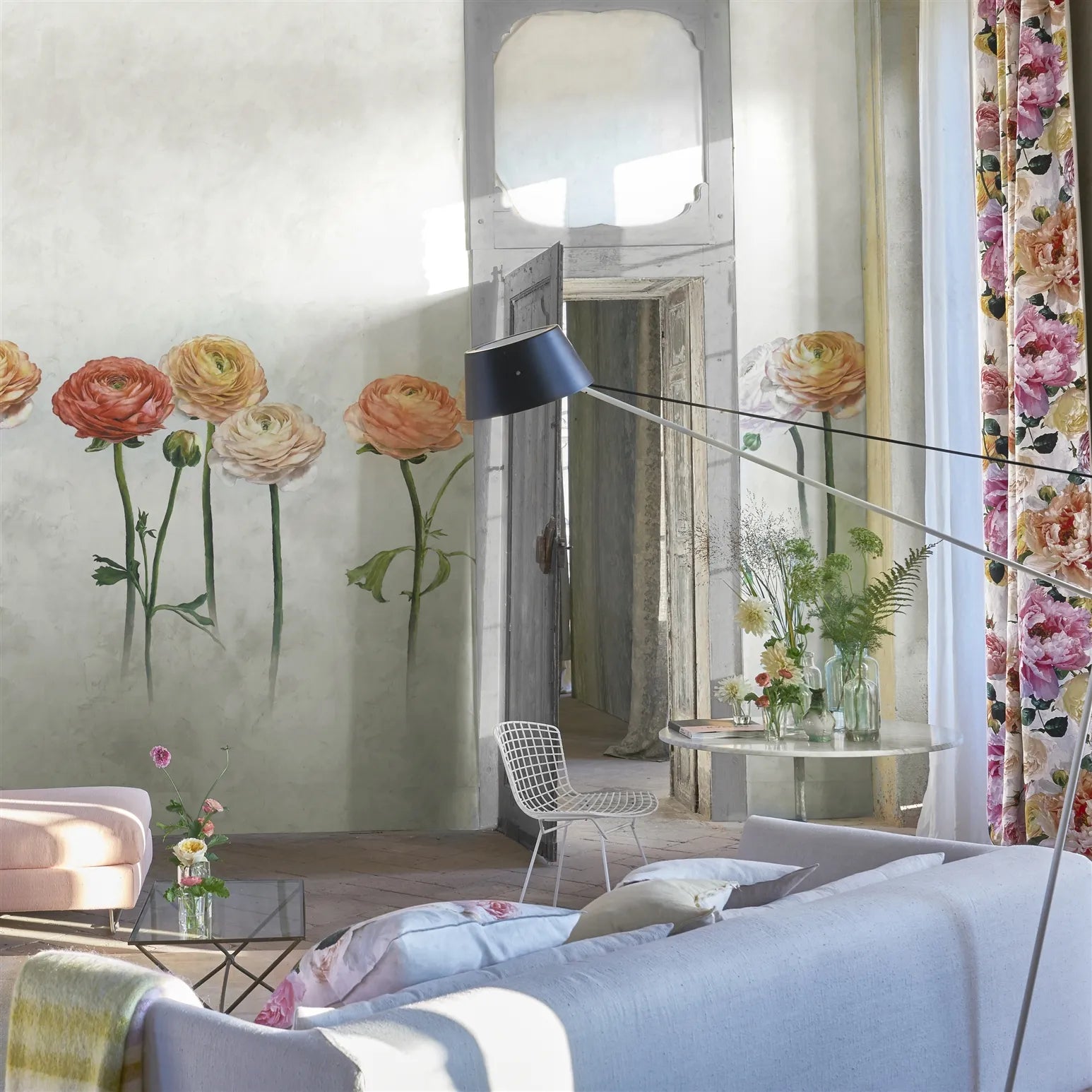 Tourangelle Scene 1 Wallpaper by Designers Guild