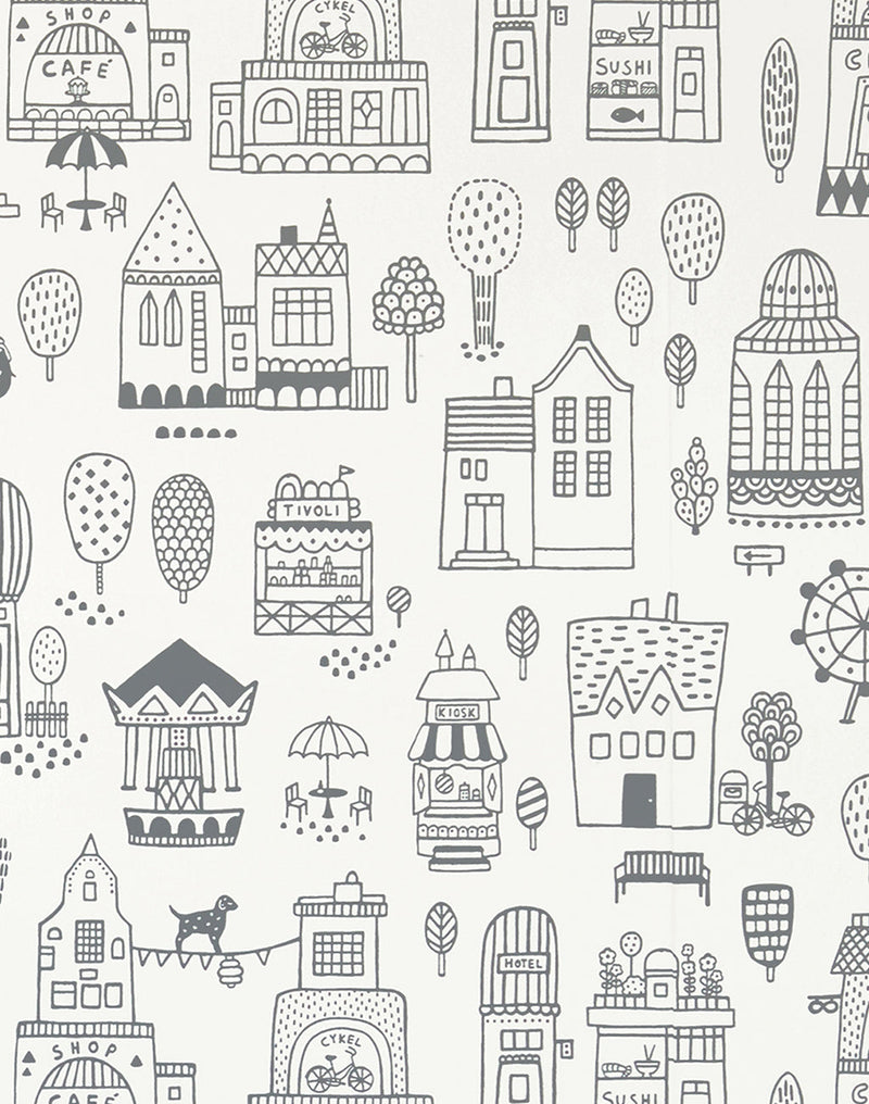 Small Town Wallpaper by Majvillan
