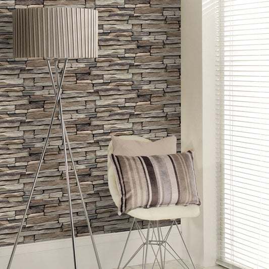 Stone Natural Wallpaper by Holden Decor