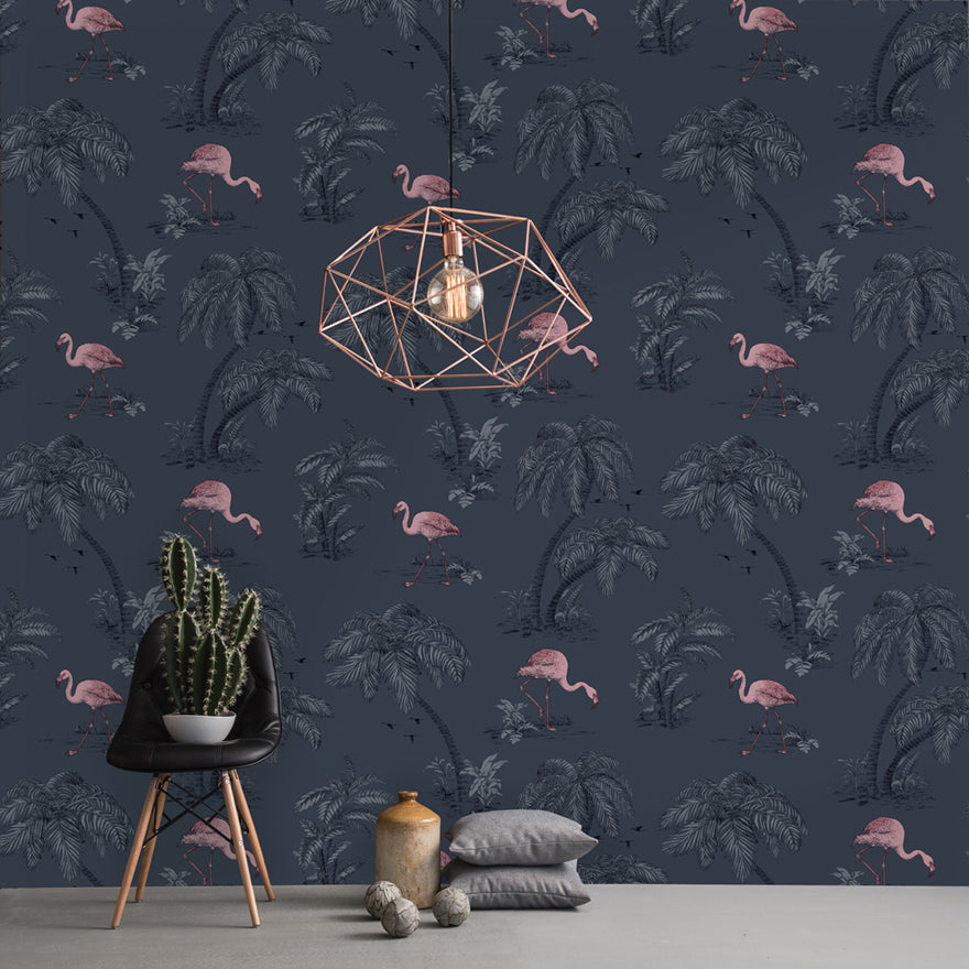 Flamingo Lake Wallpaper by Holden Decor