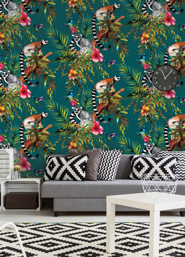 Lemur Wallpaper by Holden Decor