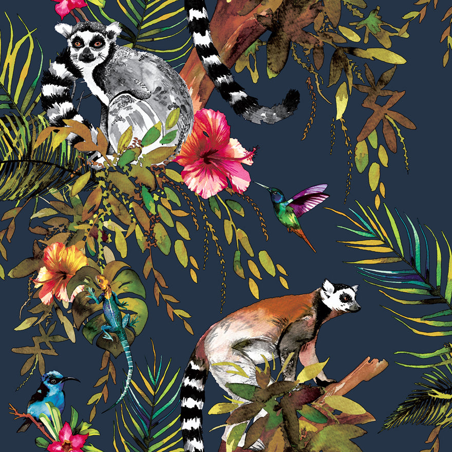 Lemur Wallpaper by Holden Decor