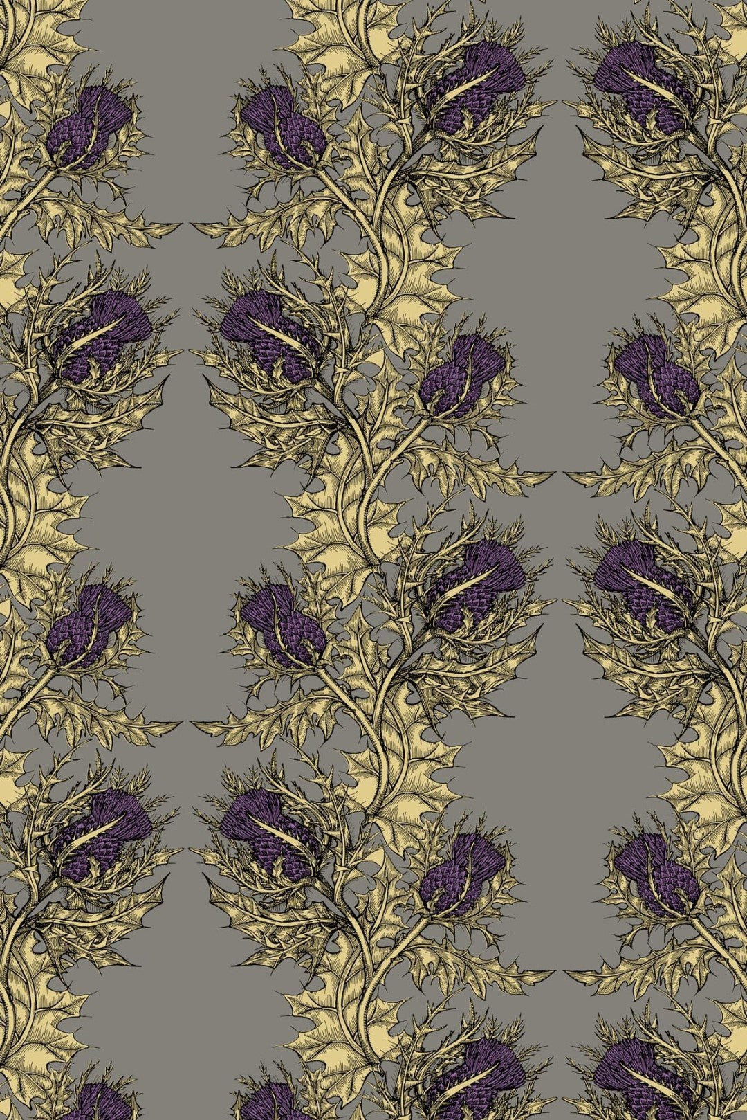 Grand Thistle Wallpaper by Timorous Beasties