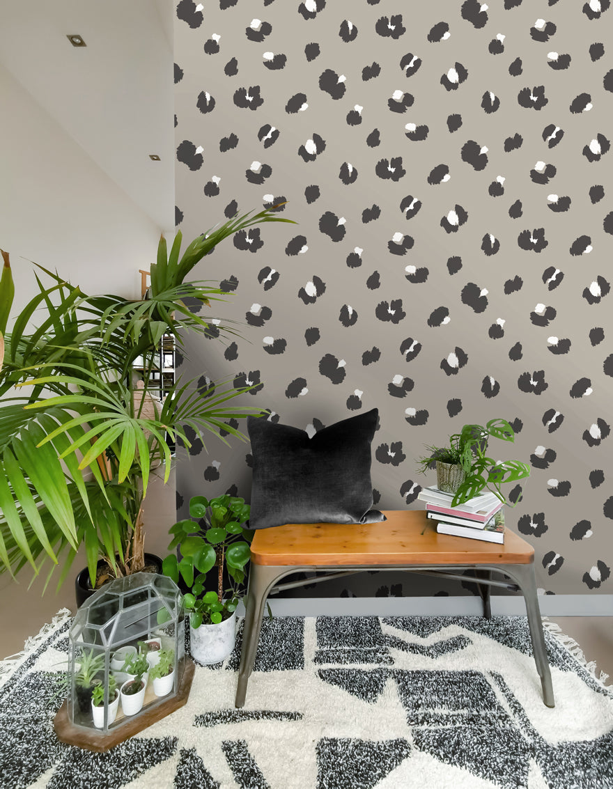 Large Leopard Spot Wallpaper by Holden Decor