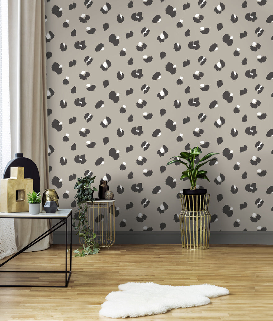 Large Leopard Spot Wallpaper by Holden Decor