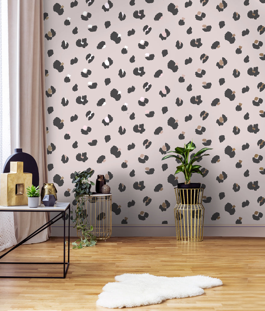 Large Leopard Spot Wallpaper by Holden Decor