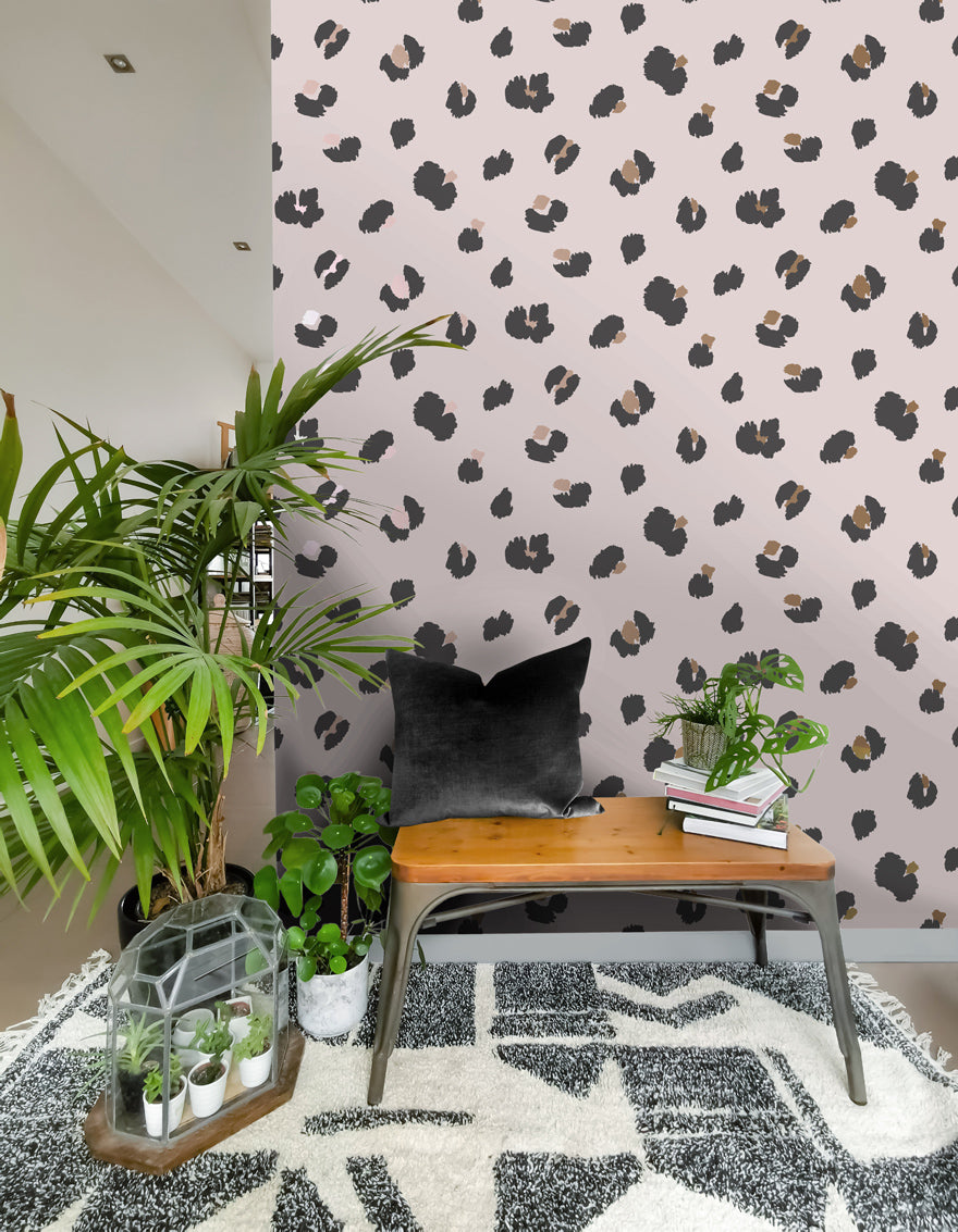 Large Leopard Spot Wallpaper by Holden Decor