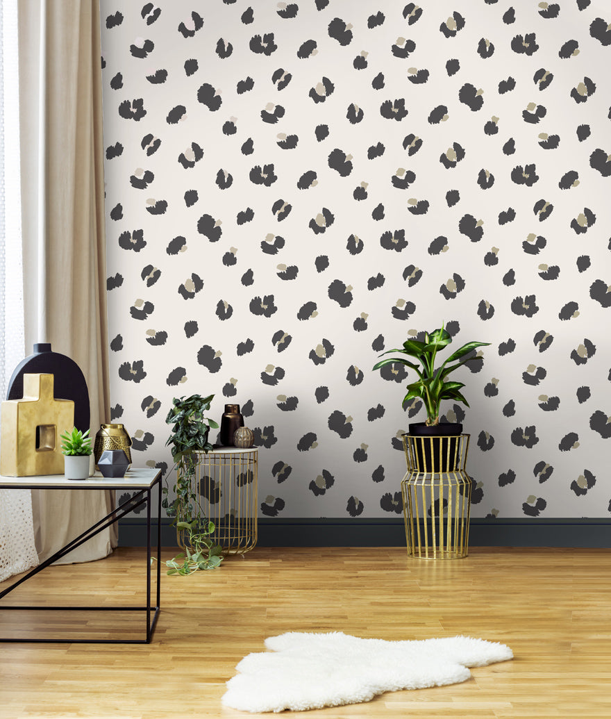 Large Leopard Spot Wallpaper by Holden Decor