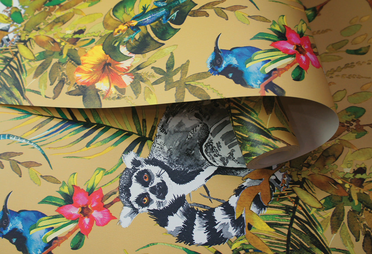 Lemur Wallpaper by Holden Decor