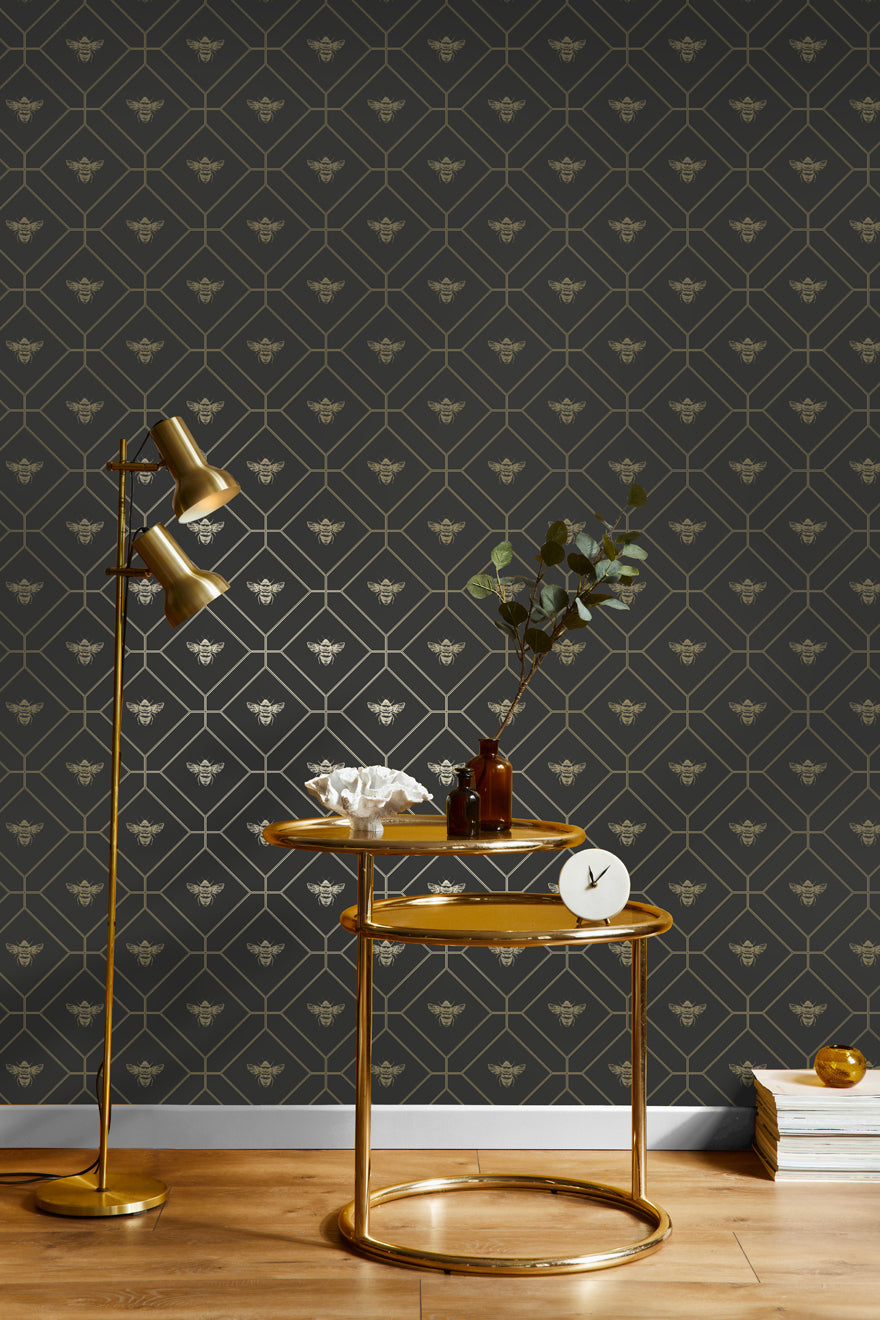 Honeycomb Bee Wallpaper by Holden Decor