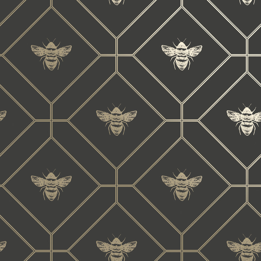 Honeycomb Bee Wallpaper by Holden Decor