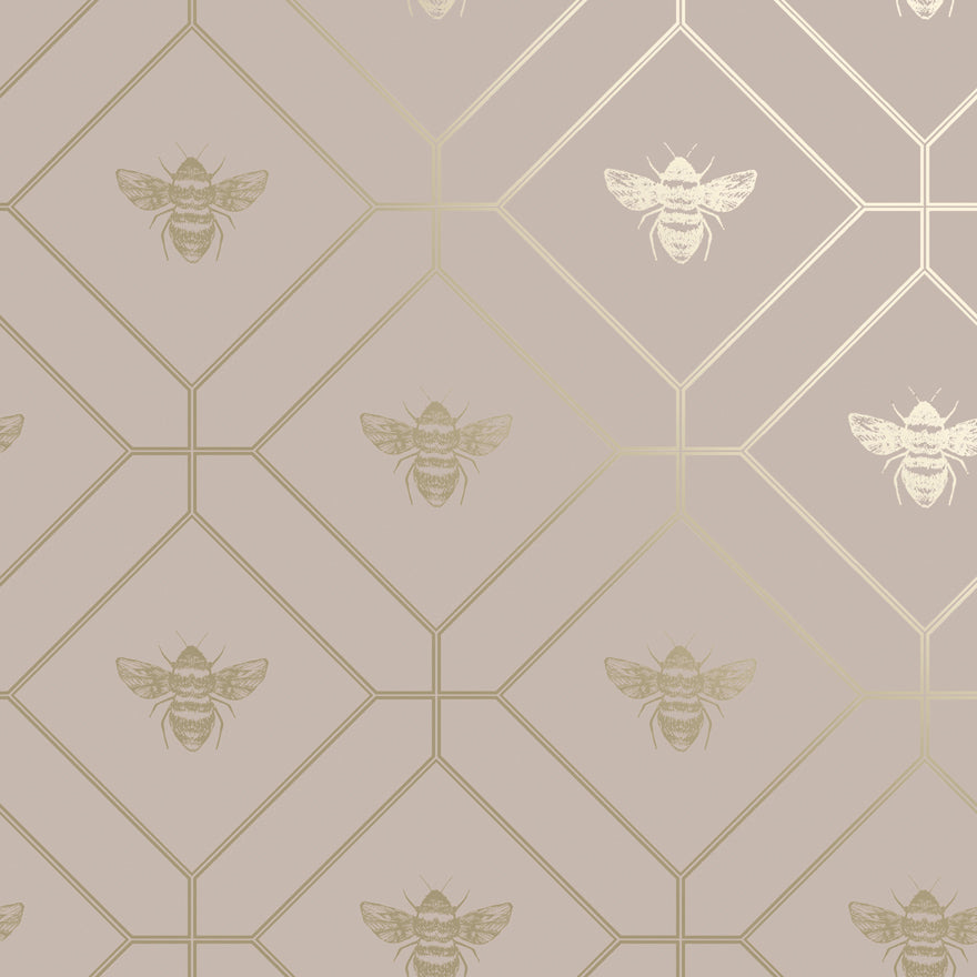 Honeycomb Bee Wallpaper by Holden Decor