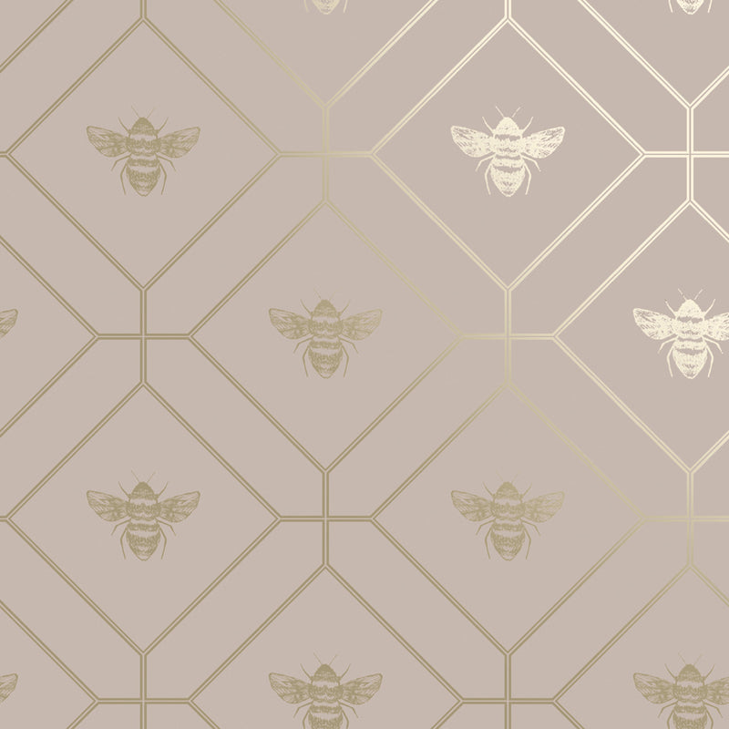 Honeycomb Bee Wallpaper by Holden Decor