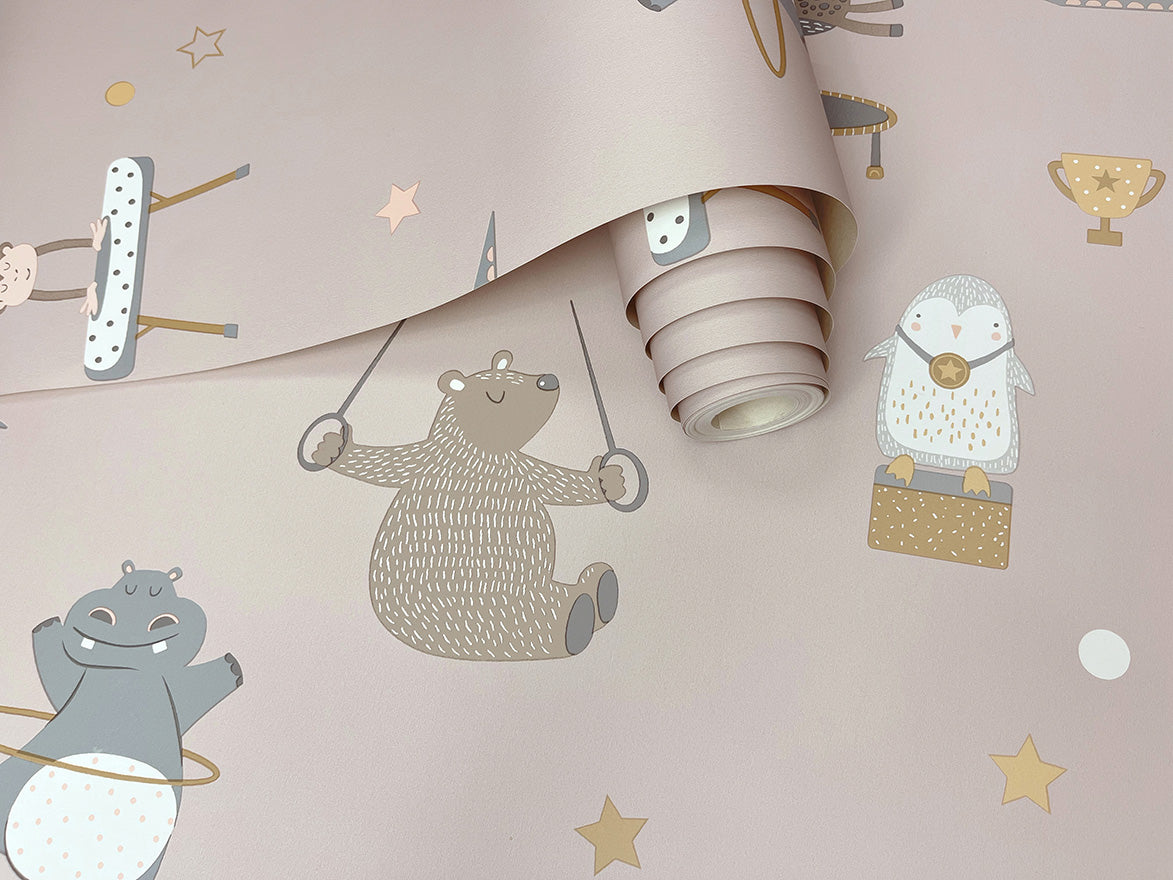 Animal Gymnastics Wallpaper by Holden